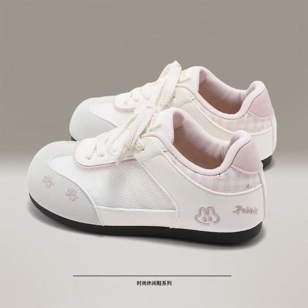 Embroidery Lace - Kawaii Bunny Embroidery Women's Sneakers Breathable