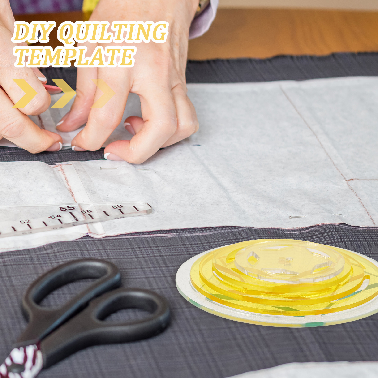 Embroidery Quilting - 5Pcs Quilting Template Professional Acrylic Sewing