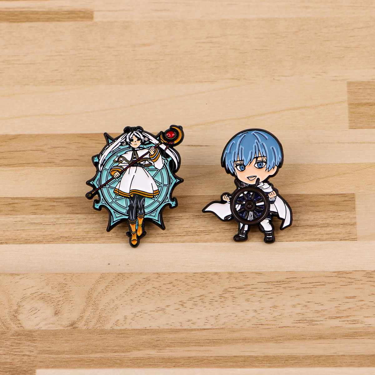 Embroidery Illustration - Cute Elf Enamel Pin Cartoon Badges