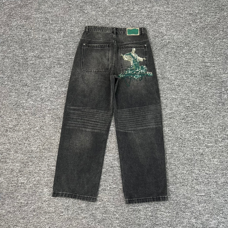 Embroidery Photoshop - Real Photos Derschutze Jeans High Quality
