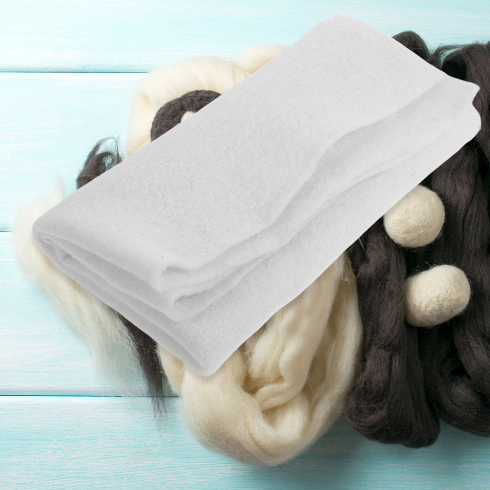 Felt Sheet Wool - 2Pcs Wool Felt Sheets Non-Woven Soft