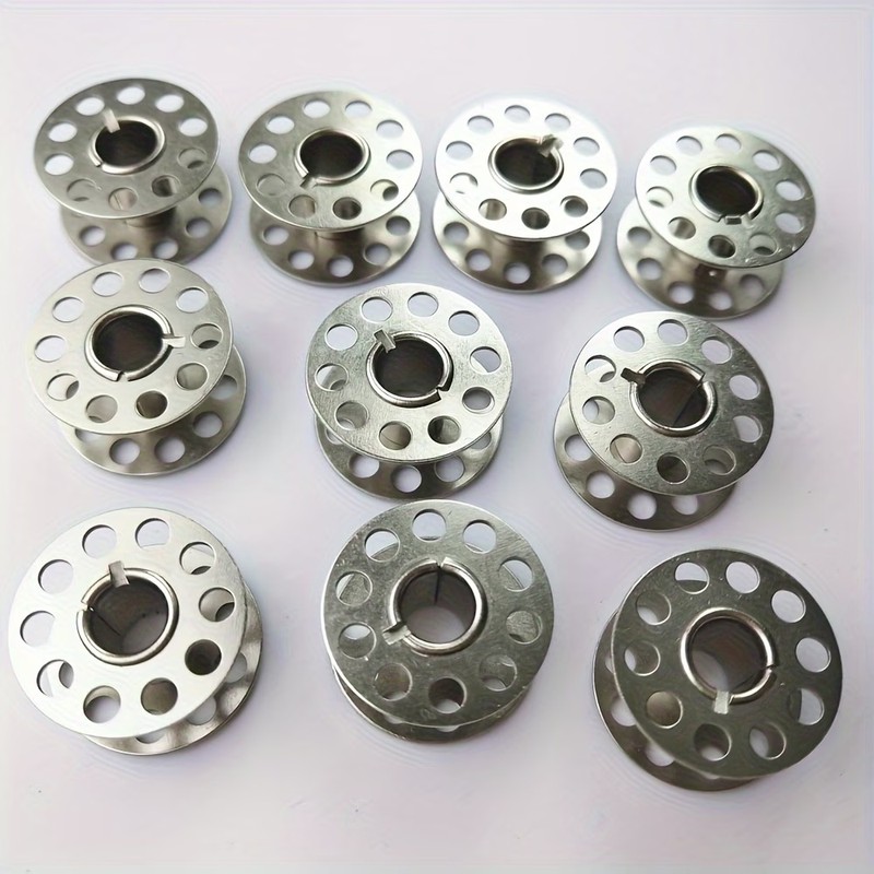 Embroidery Quilting - 21Pcs Rustproof Metal Bobbins, For Sewing/Quilting/Embroidery,
