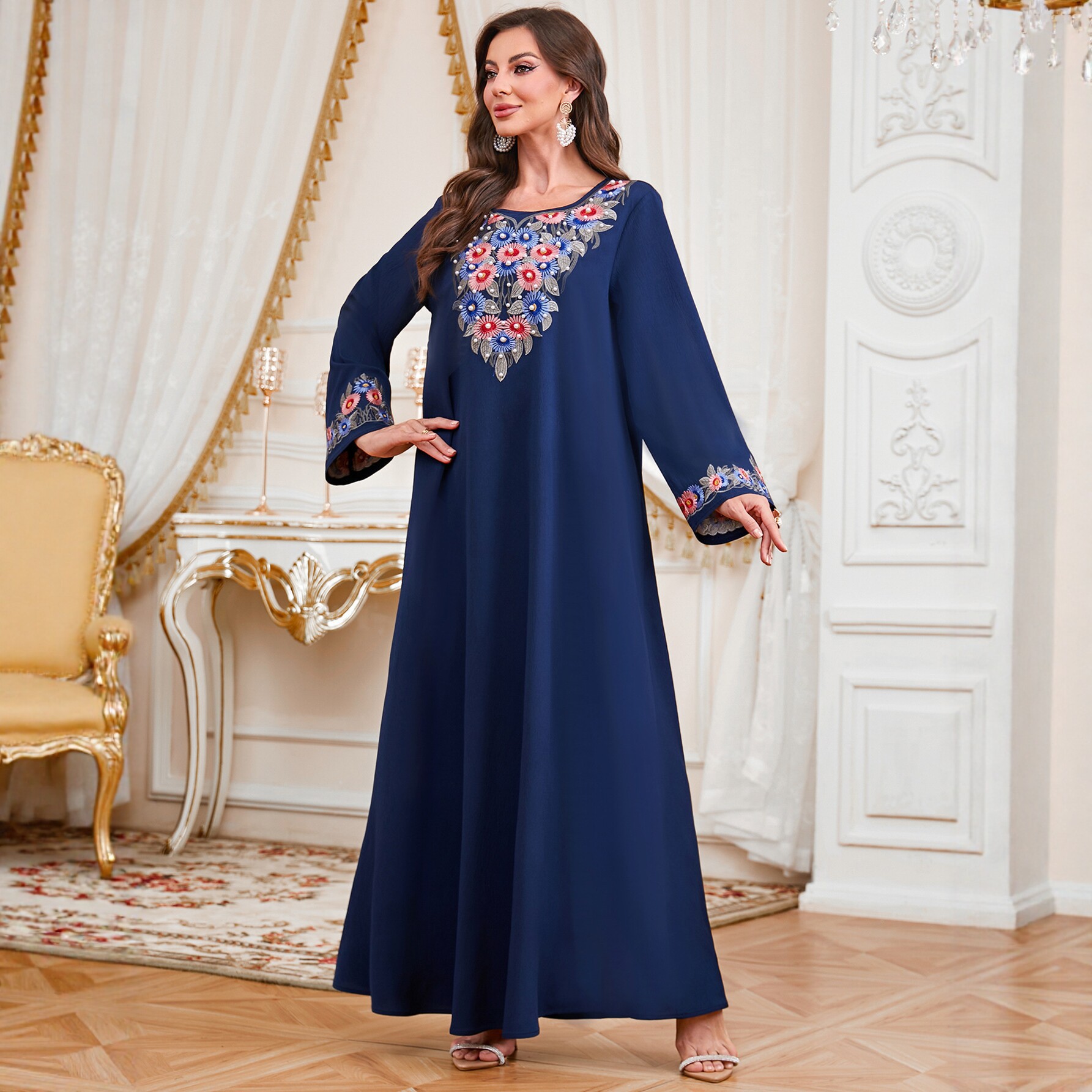 2026 Jalabiya Dubai Ethnic Wom - Embroidery Kebaya ulasan dan harga
