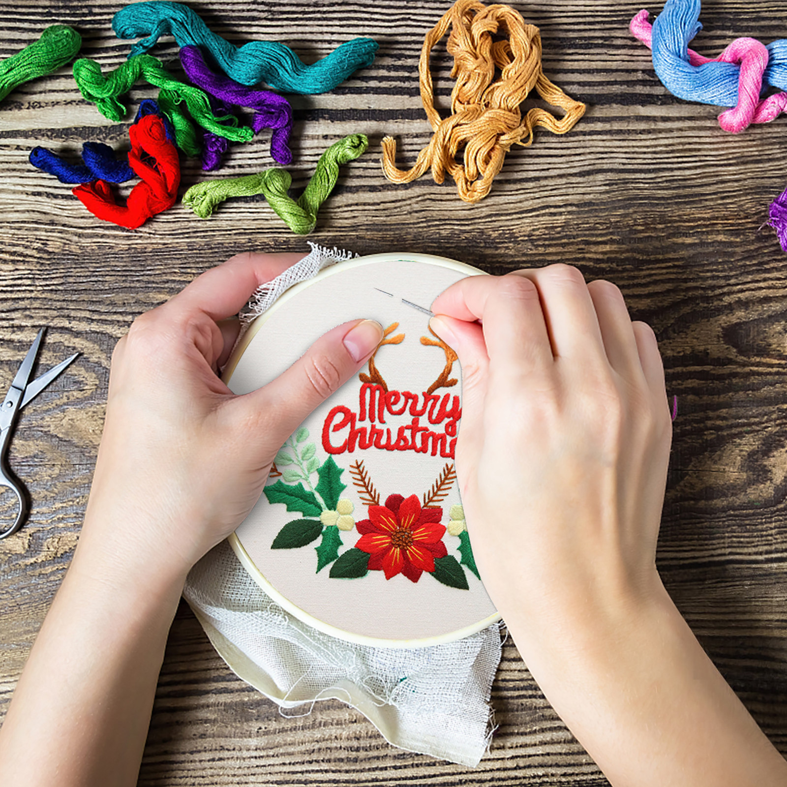Christmas Embroidery Kits Xmas - Embroidery Xmas Kits ulasan dan harga