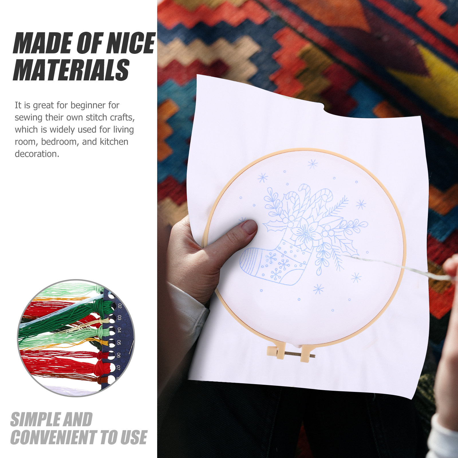 Christmas Embroidery Kits Xmas - Embroidery Xmas Kits ulasan dan harga