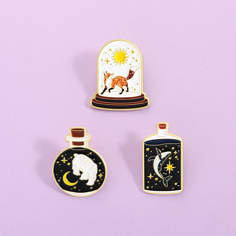 Starry Sky Magic Bottle Animal - Embroidery Fish ulasan dan harga