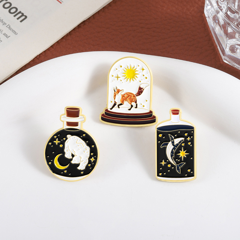 Starry Sky Magic Bottle Animal - Embroidery Fish ulasan dan harga