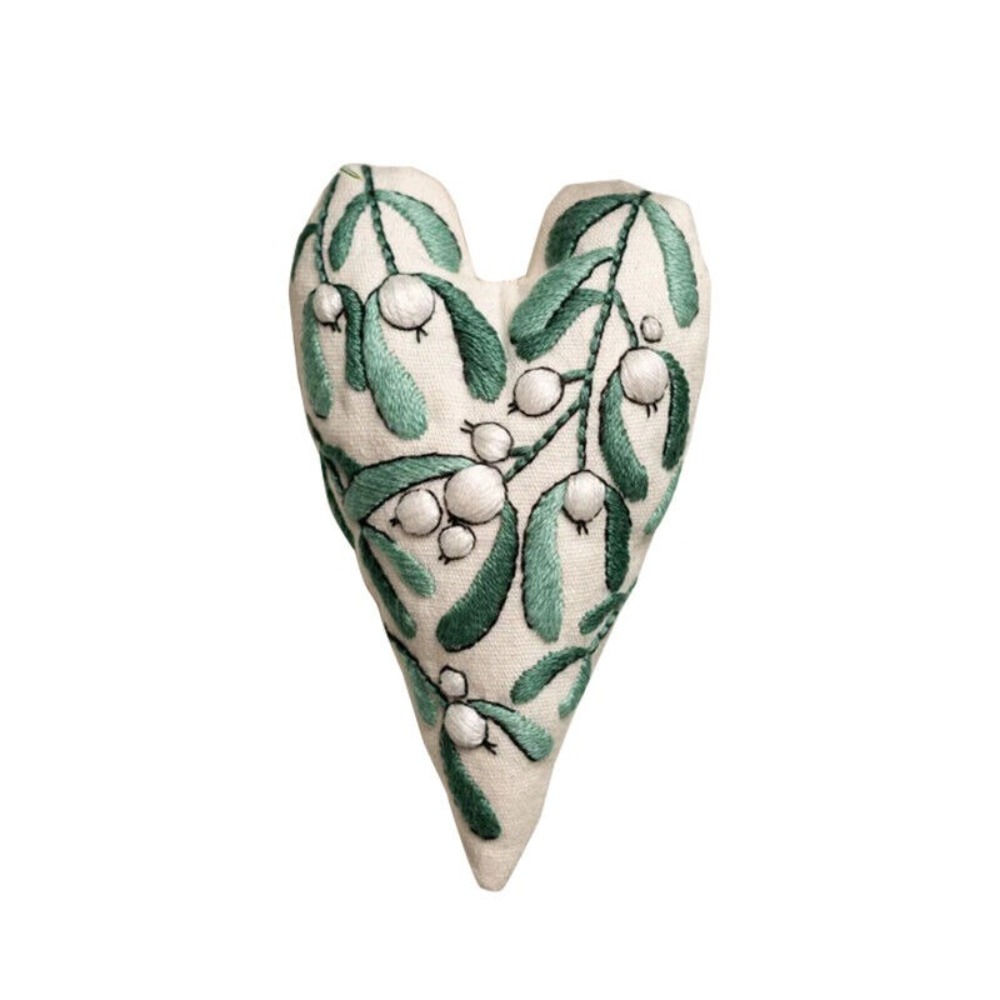 DIY Heart Embroidery Christmas - Embroidery Xmas Kits ulasan dan harga