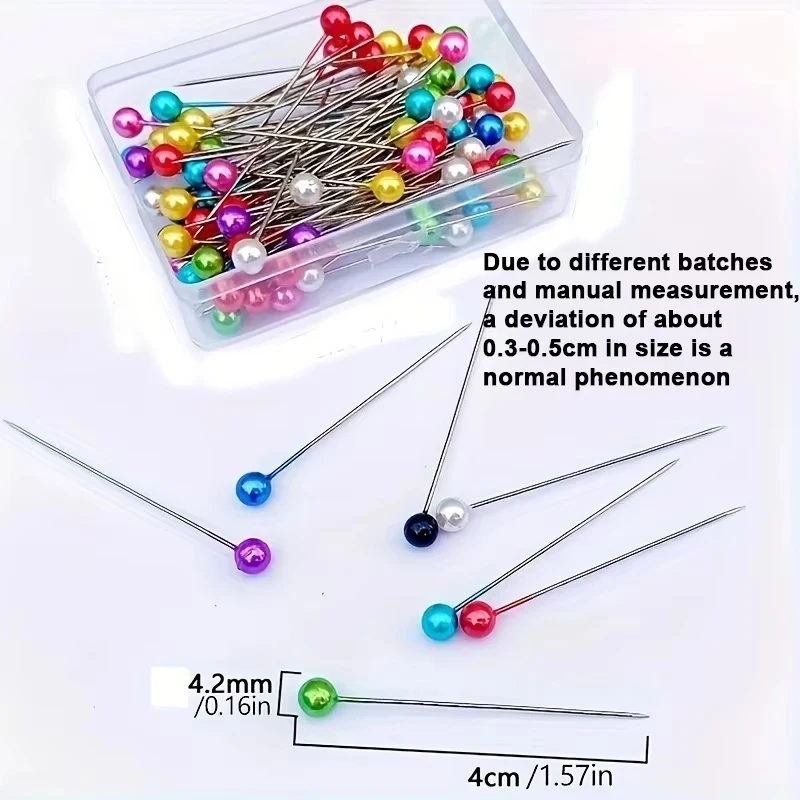 100Pcs Fashion Sewing Needles  - Embroidery Glass Beads ulasan dan harga