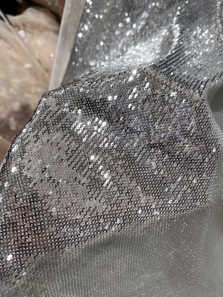 Gold silver encrypted sequin e - Embroidery Fish ulasan dan harga