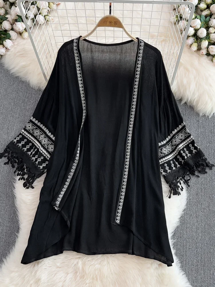 Summer Bohemian Ethnic Style S - Embroidery Zig Zag Stitch ulasan dan harga