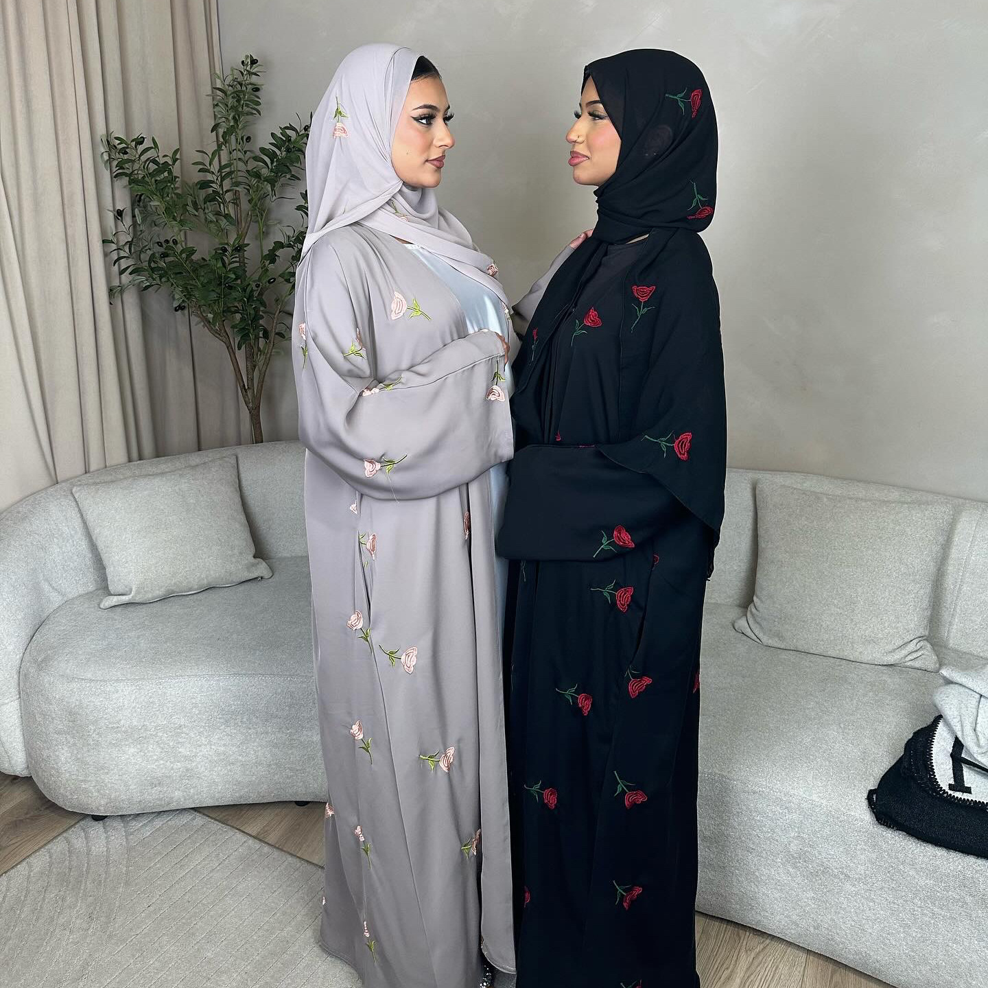 Eid Mubarak Ramadan Abaya Wome - Embroidery Kebaya ulasan dan harga