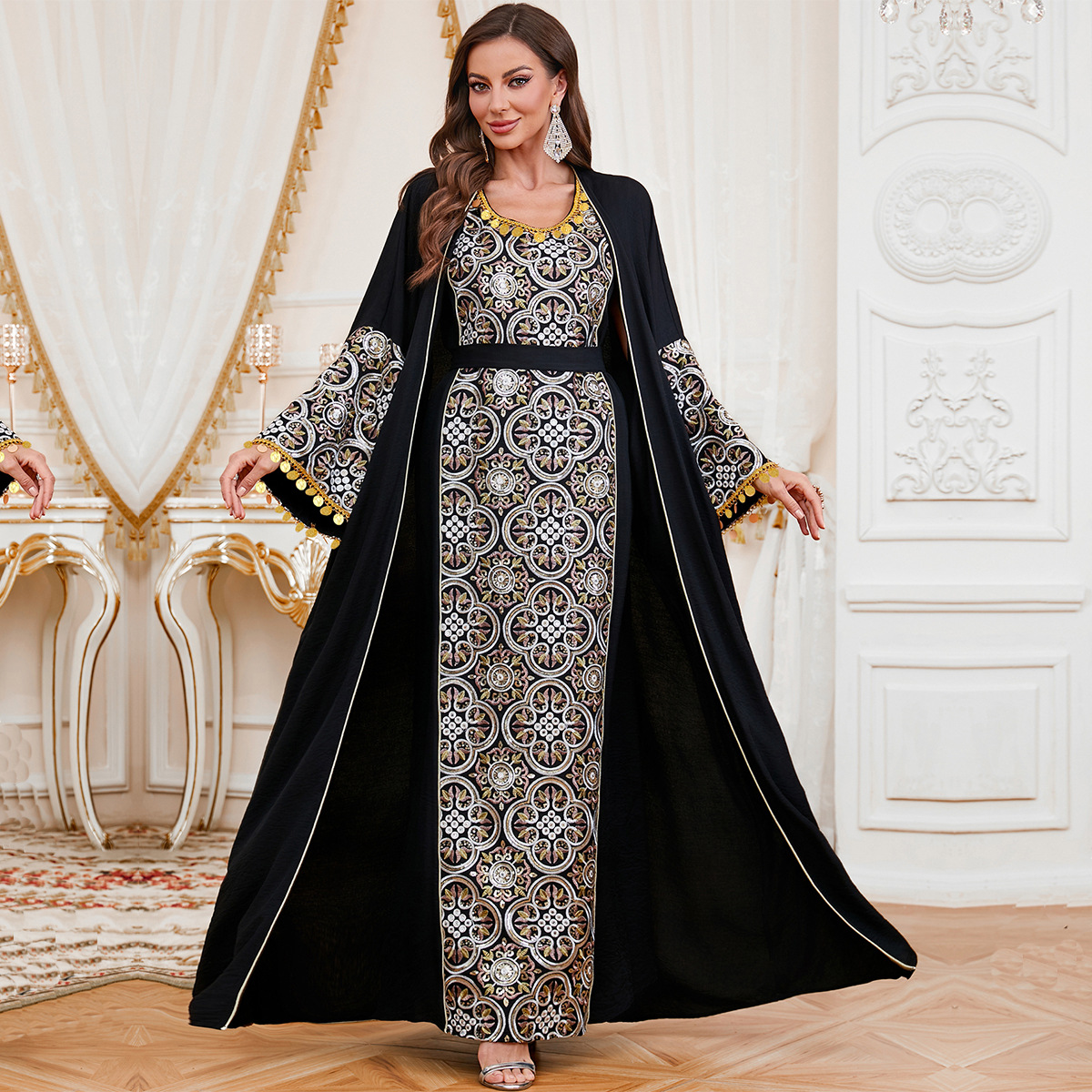 Muslim Party Dress for Women E - Embroidery Kebaya ulasan dan harga