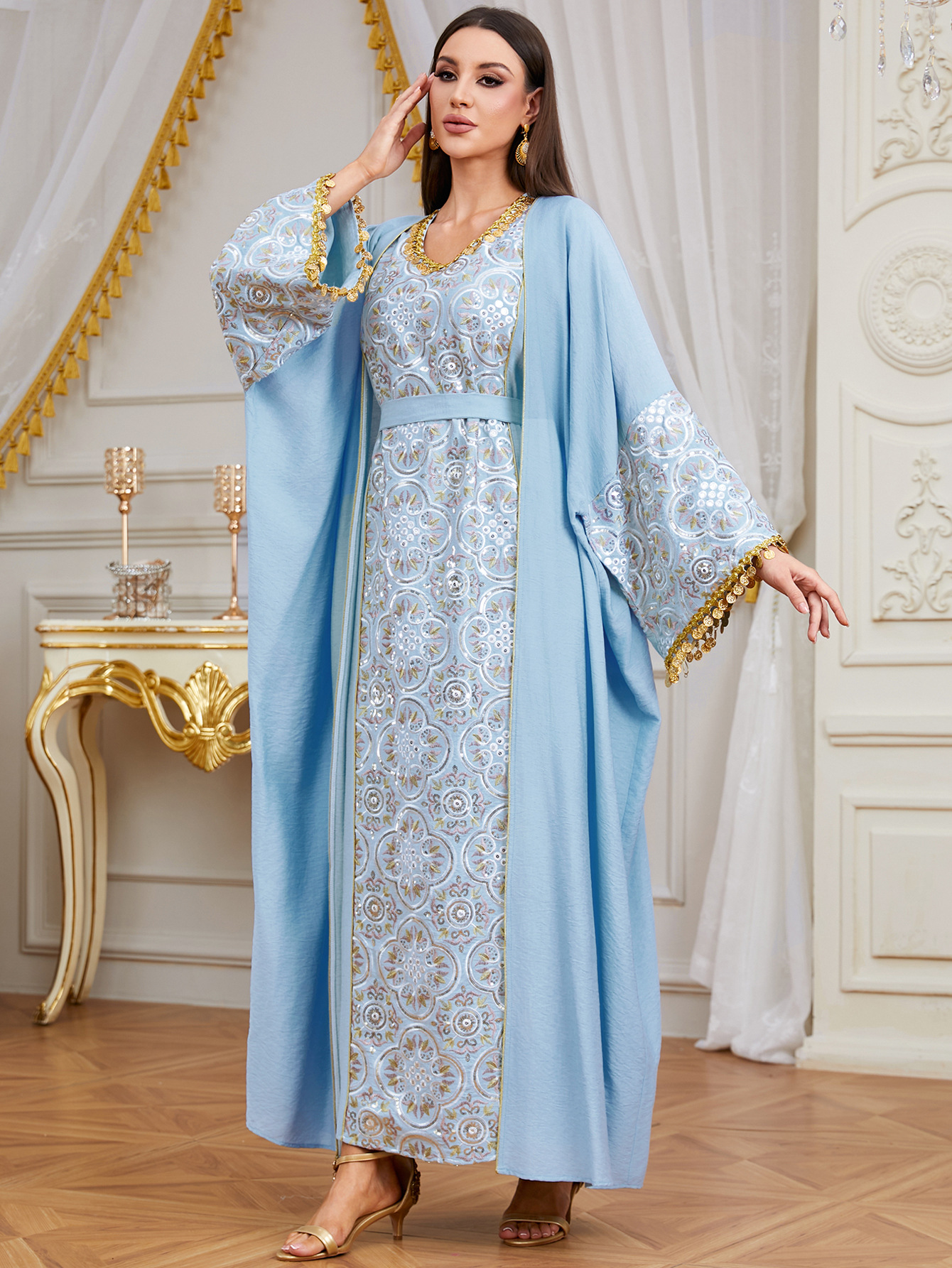 Muslim Party Dress for Women E - Embroidery Kebaya ulasan dan harga