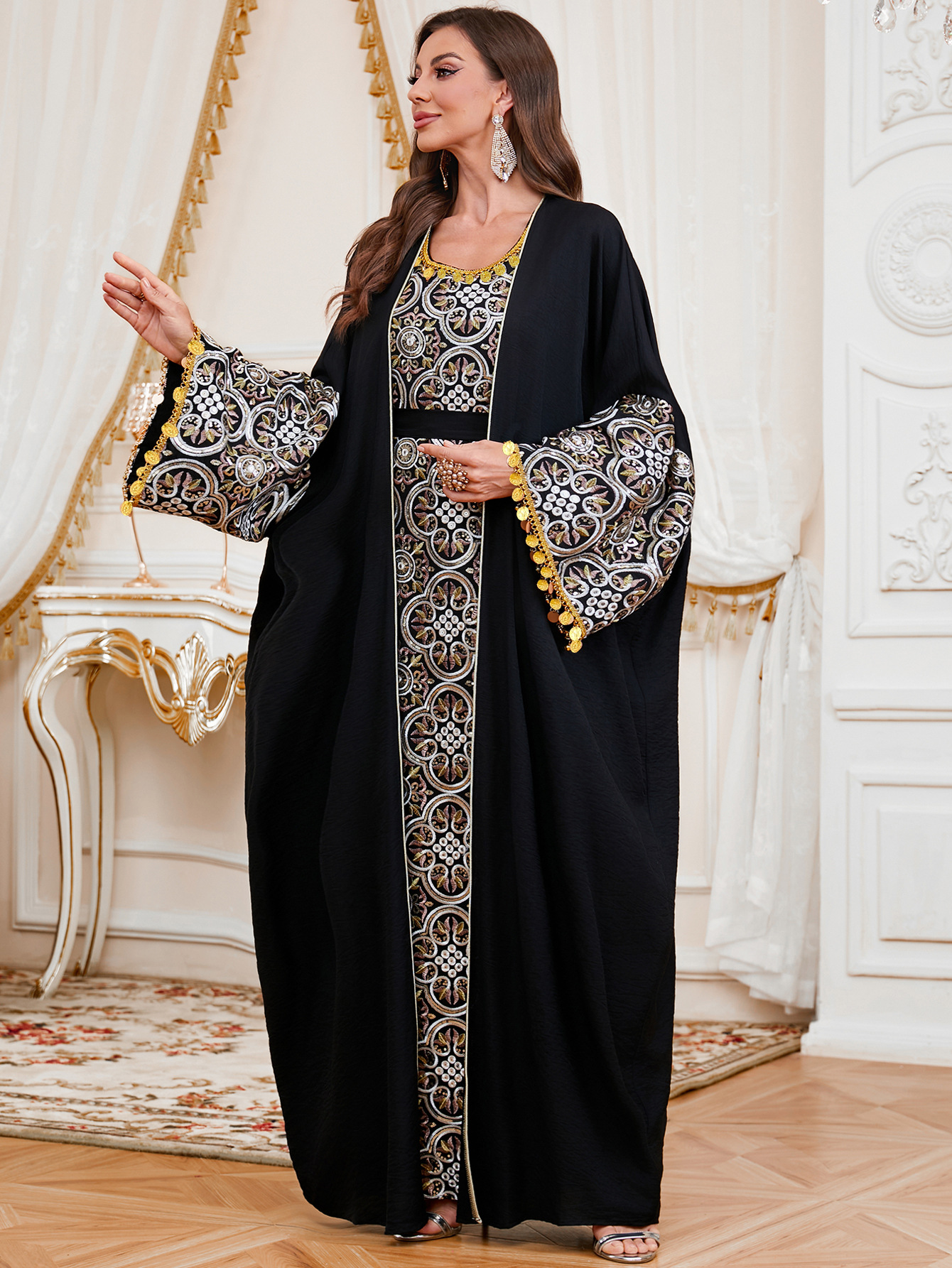 Muslim Party Dress for Women E - Embroidery Kebaya ulasan dan harga