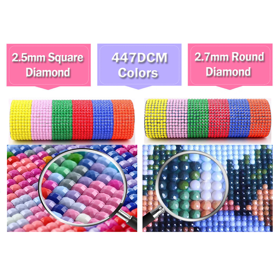 Frameless,5D DIY Diamond Paint - Embroidery Fish ulasan dan harga