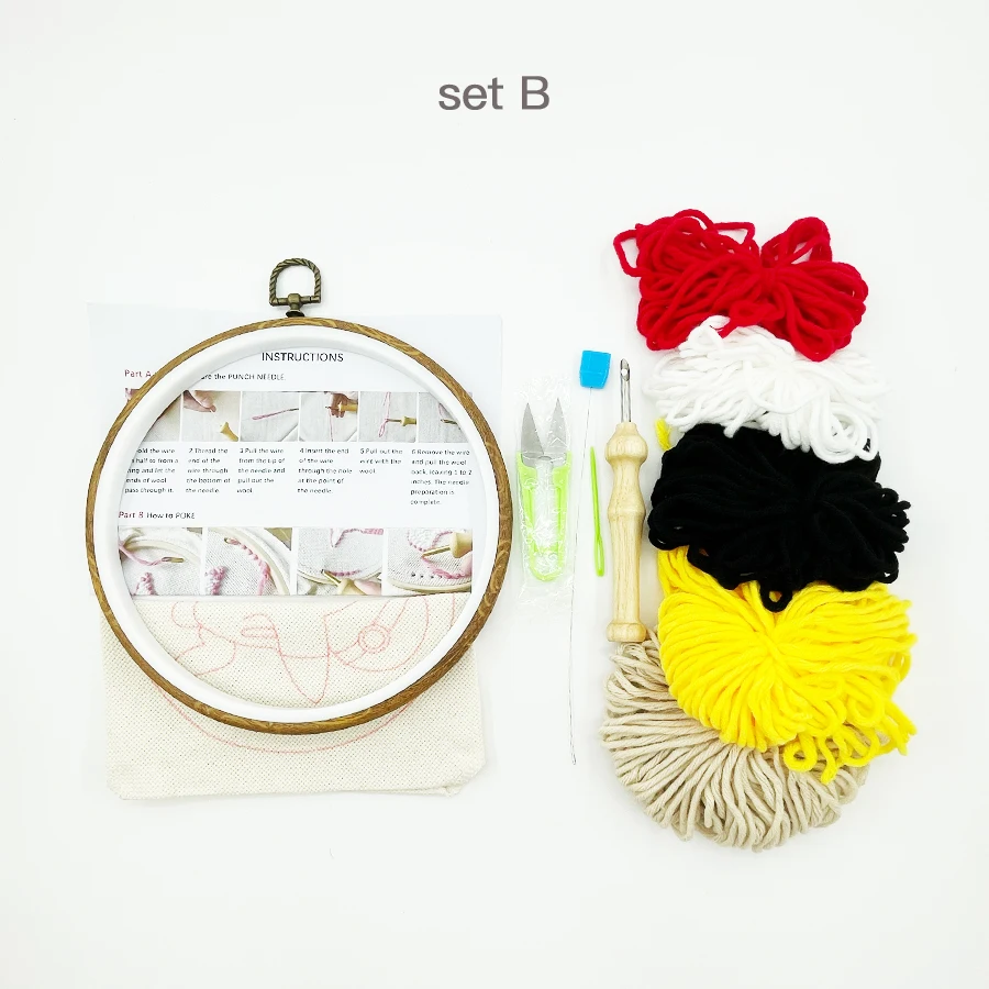 Xmas Punch Needle Embroidery K - Embroidery Xmas Kits ulasan dan harga