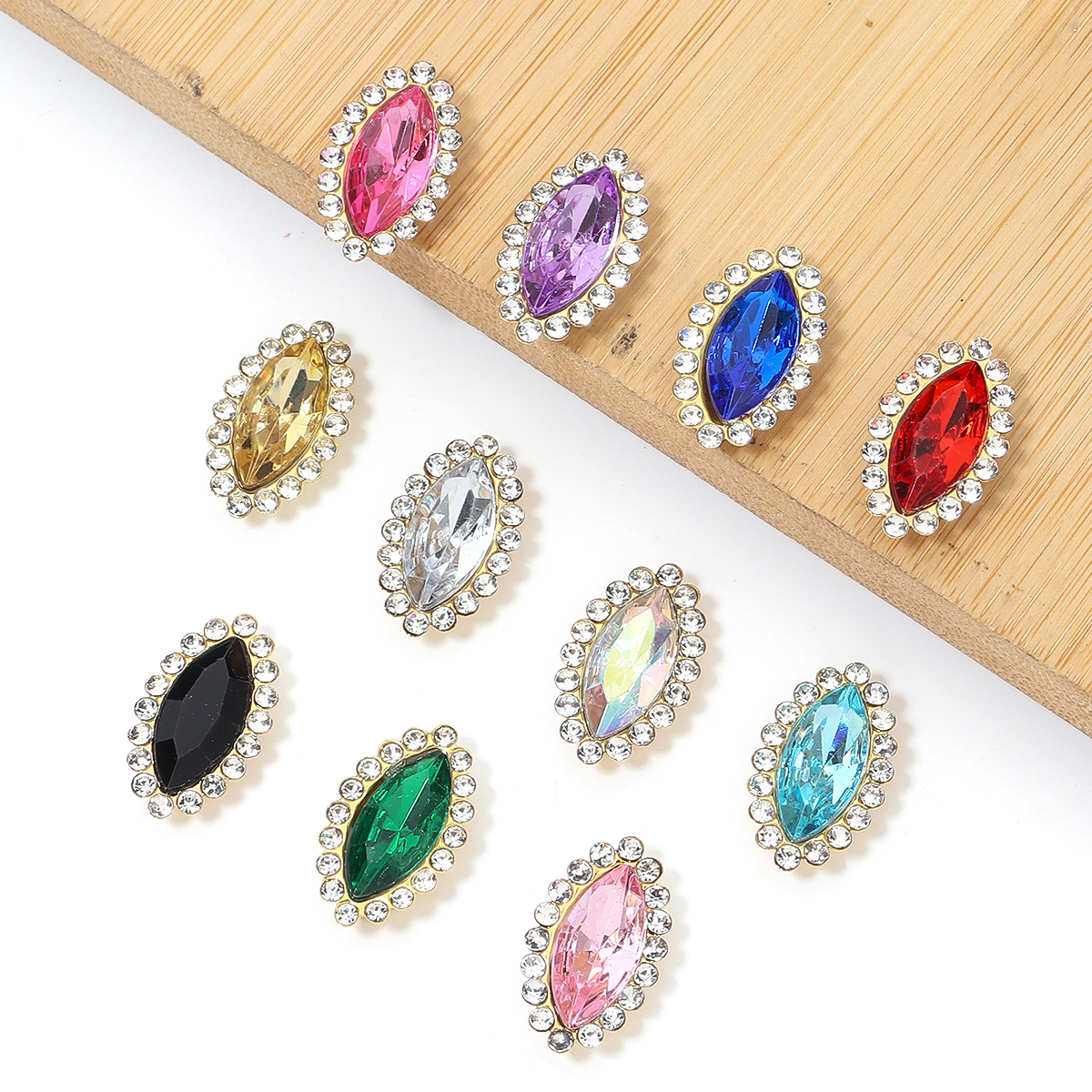 30pcs/lot Acrylic Horse Eye Se - Embroidery Glass Beads ulasan dan harga