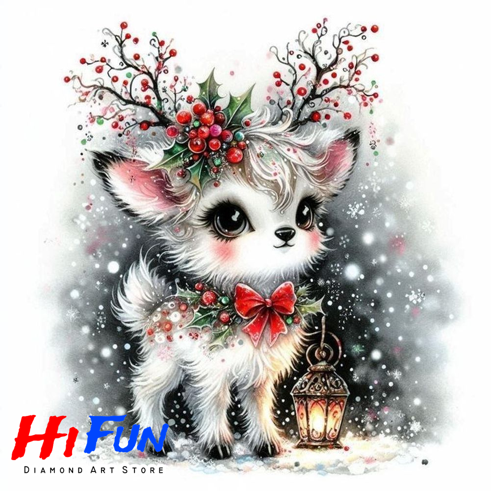 Full Drill Diamond Embroidery  - Embroidery Xmas Kits ulasan dan harga