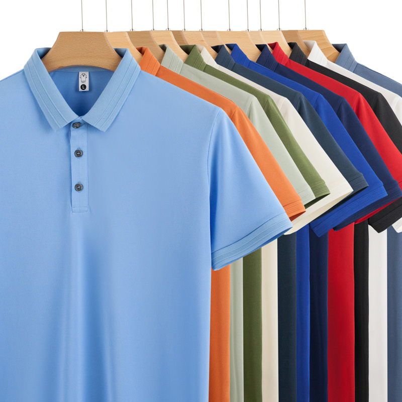 Sports quick drying polo shirt - Embroidery Logo ulasan dan harga