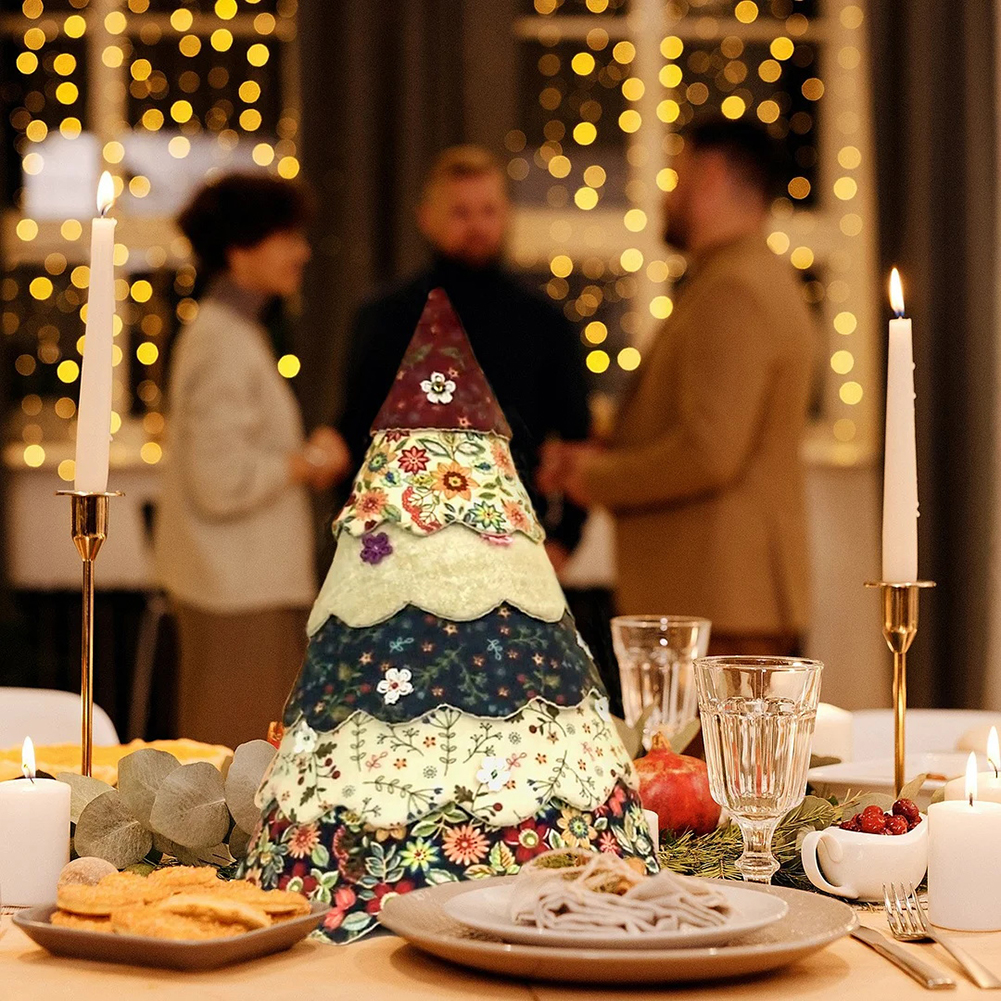 Xmas Tree Hand-made Templates  - Embroidery Xmas Kits ulasan dan harga