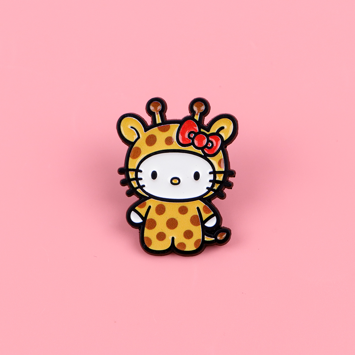 Kawaii Giraffe Enamel Pins Lot - Embroidery Illustration ulasan dan harga