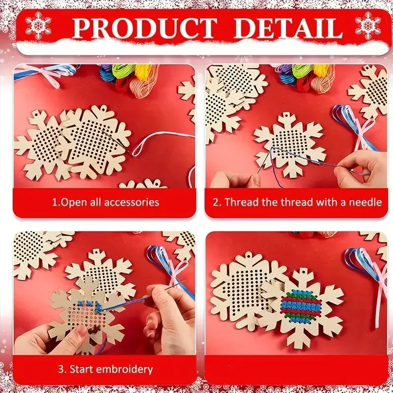 1set 2026 Latest Top Quality G - Embroidery Xmas Kits ulasan dan harga