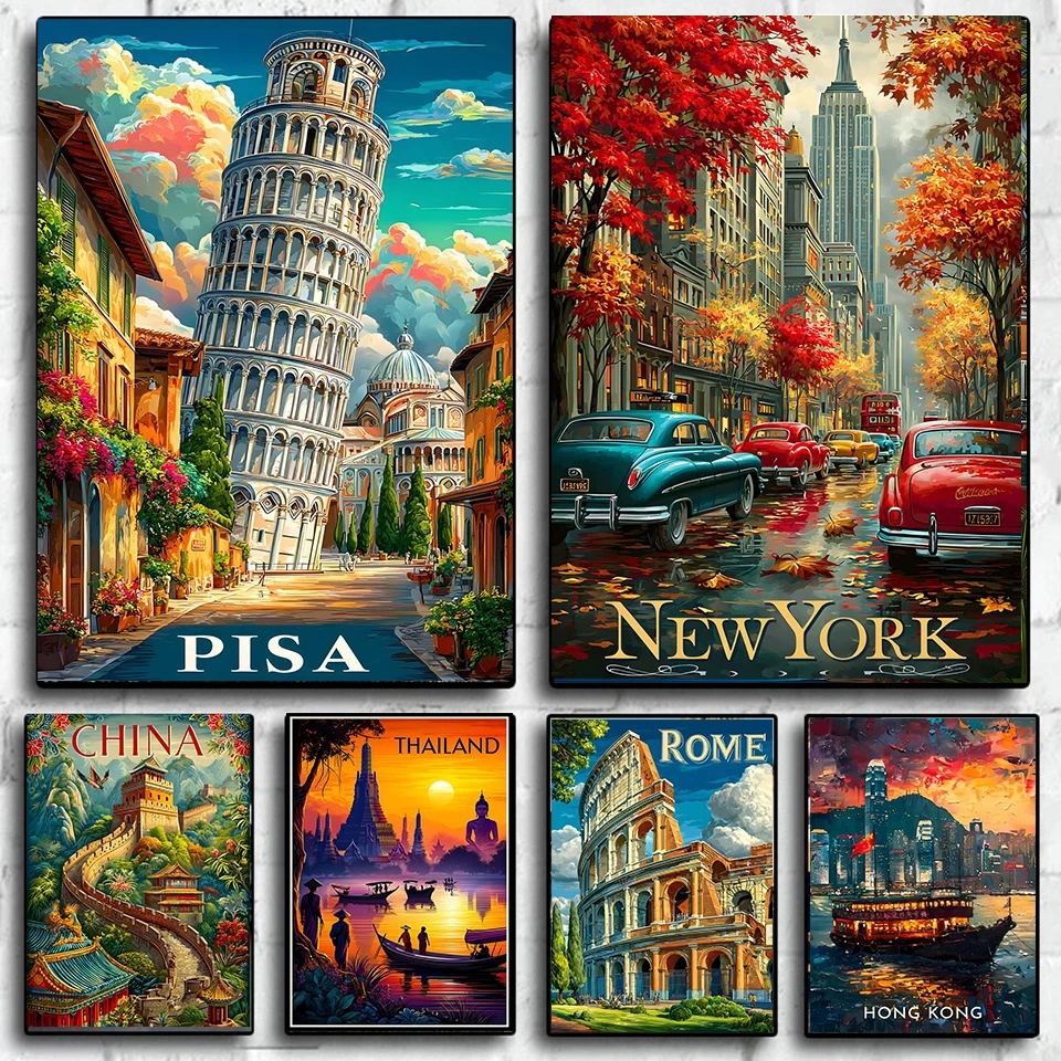 Diamond Painting New York, Tok - Embroidery World ulasan dan harga