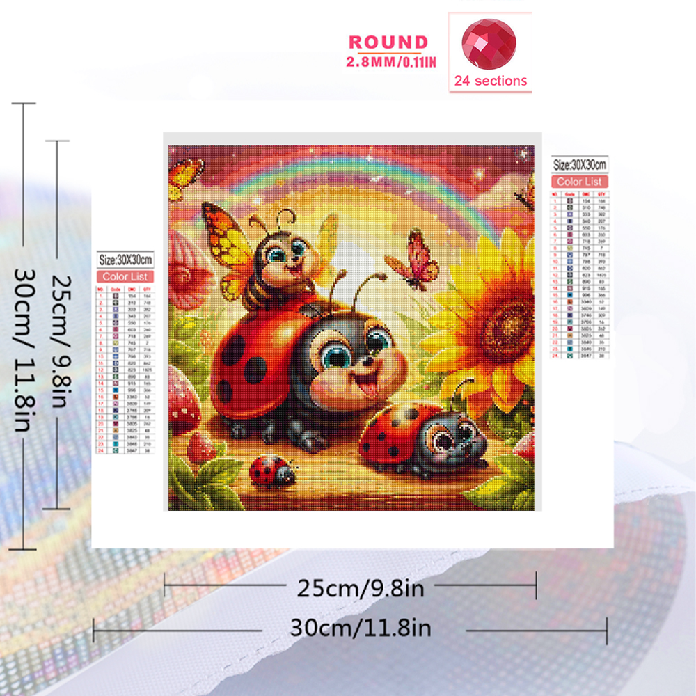 Evershine Diamond Mosaic Ladyb - Embroidery Lady Bug ulasan dan harga