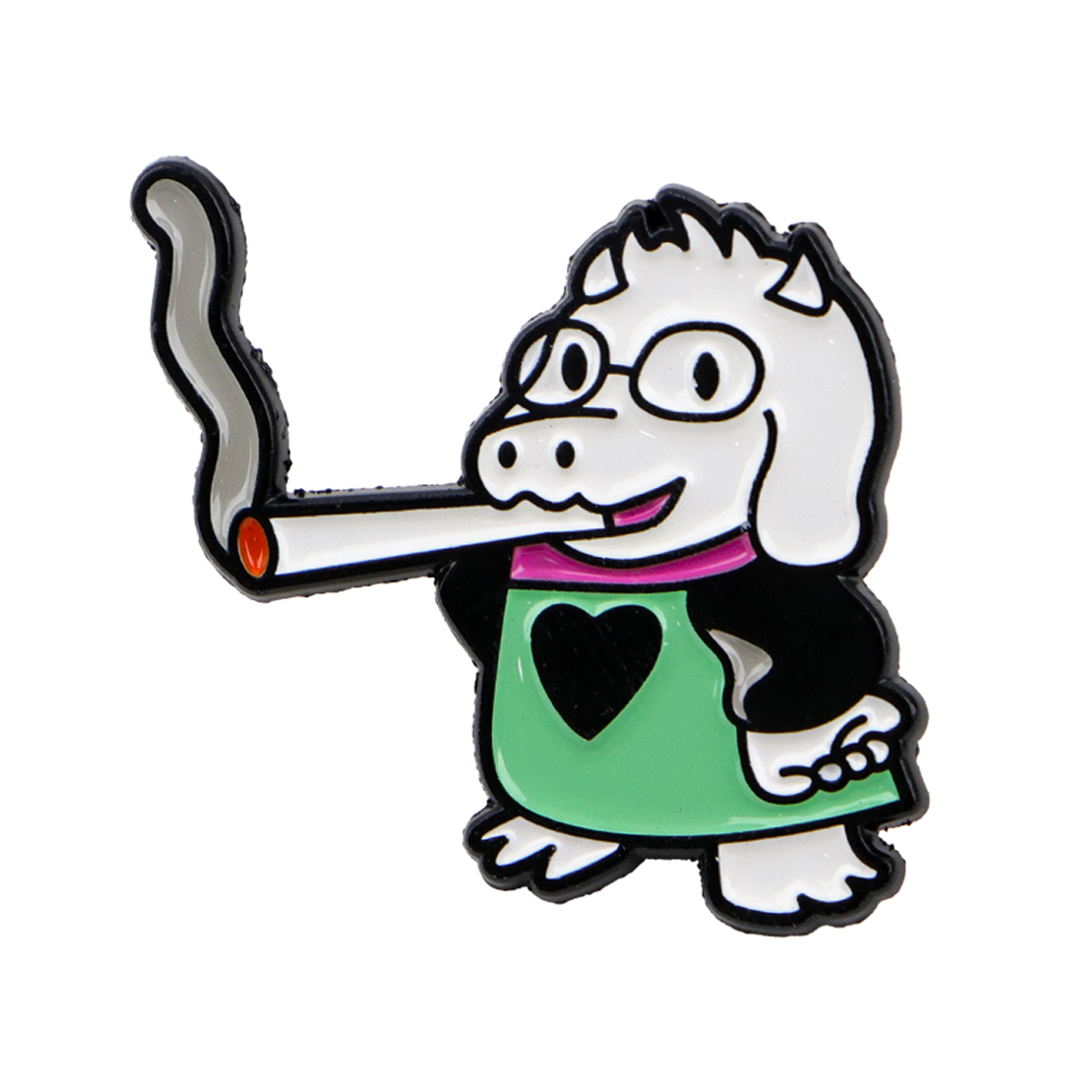 Funny Monster Enamel Pin Pixel - Embroidery Illustration ulasan dan harga