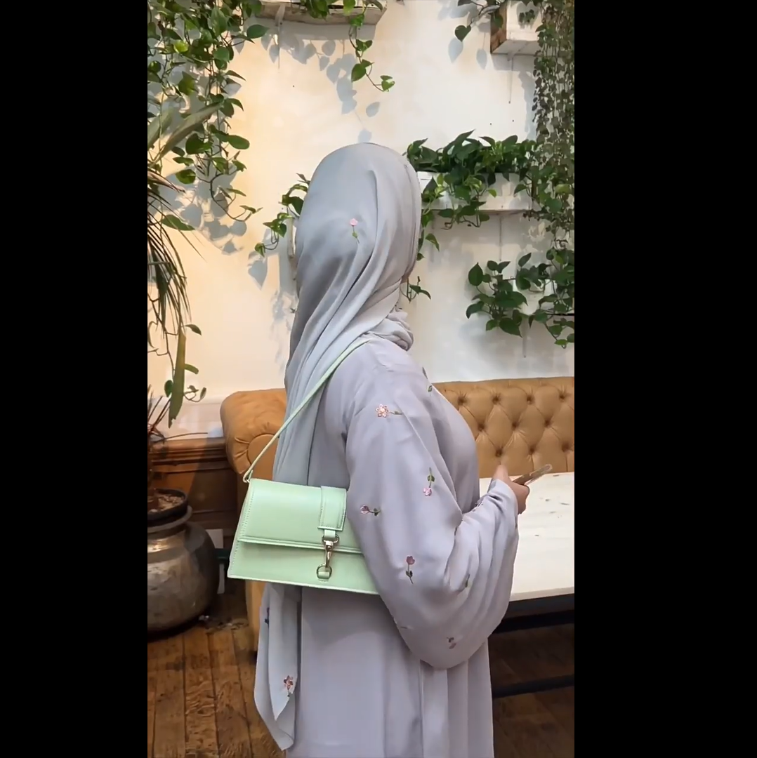 Eid Flower Embroidery Muslim M - Embroidery Kebaya ulasan dan harga
