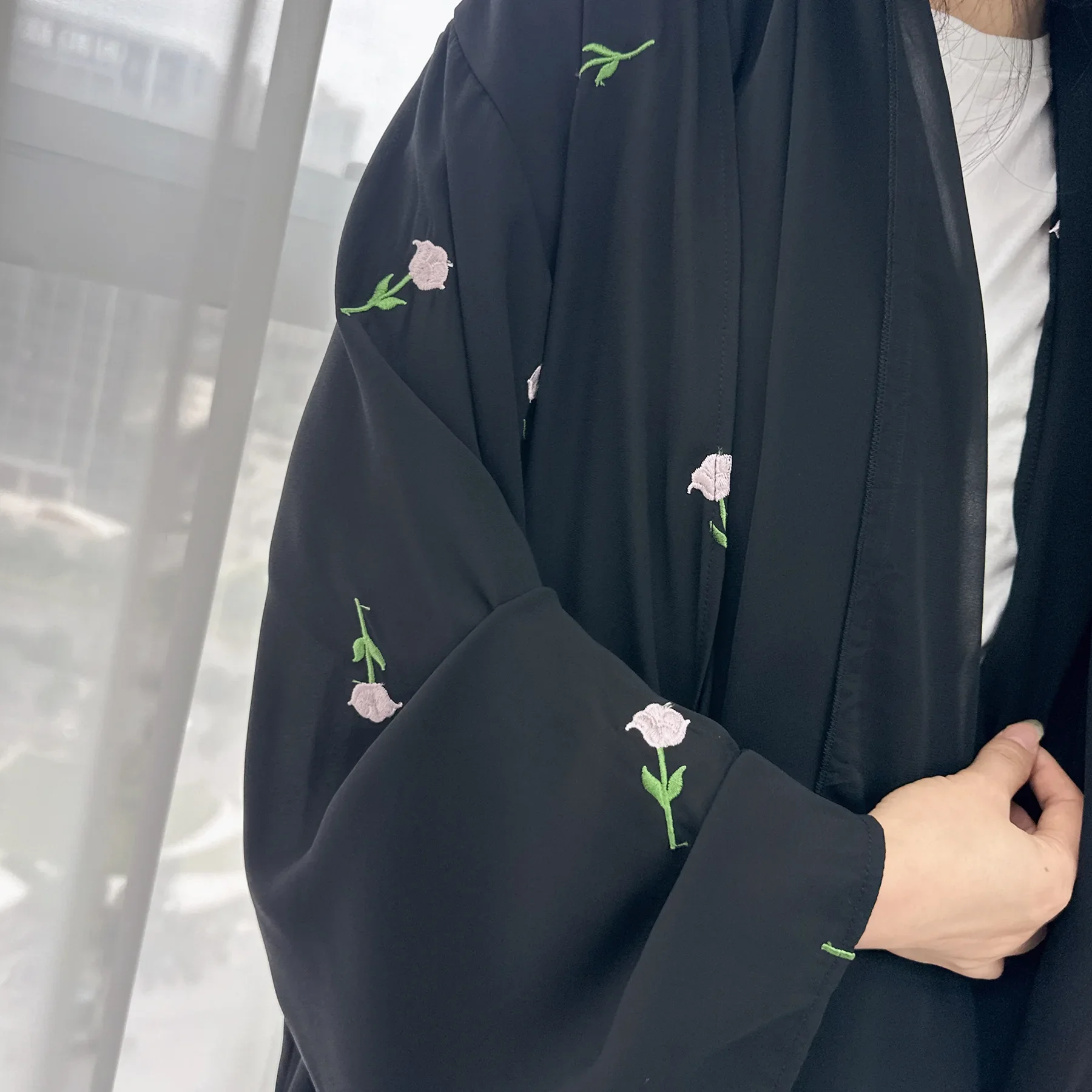 Eid Flower Embroidery Muslim M - Embroidery Kebaya ulasan dan harga