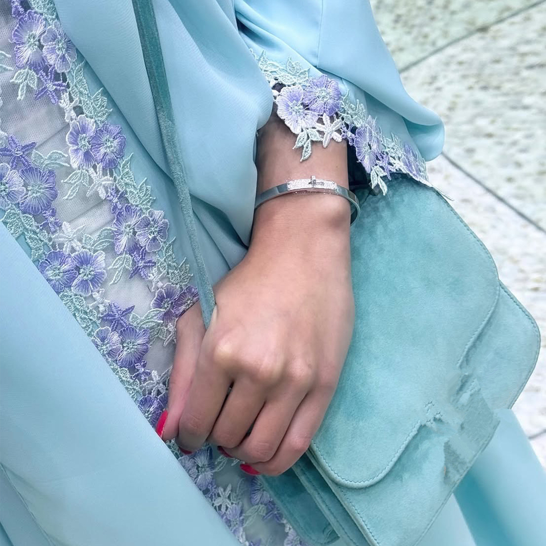 Dubai Abaya for Women Embroide - Embroidery Kebaya ulasan dan harga