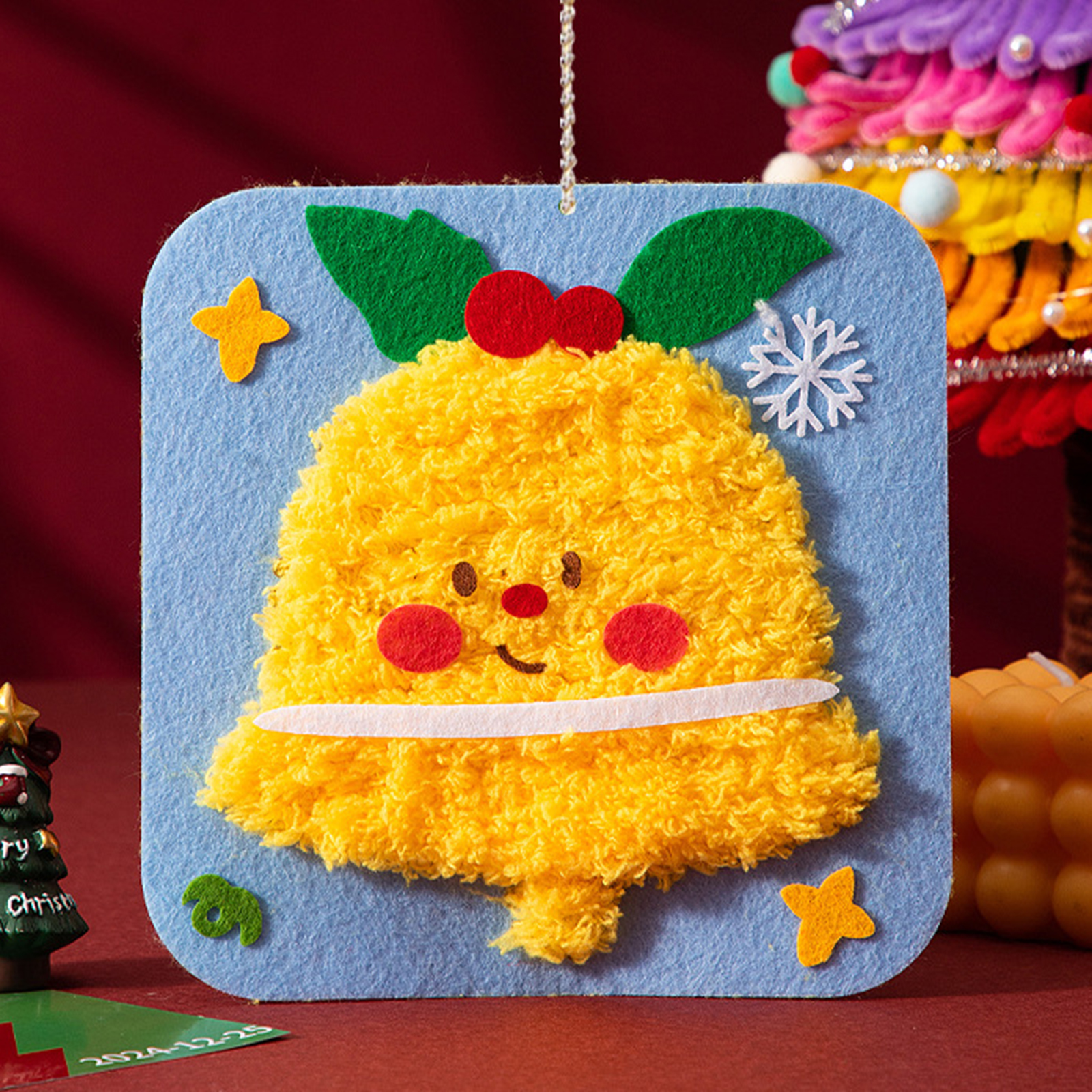 Lovely Animal Embroidery Doll  - Embroidery Xmas Kits ulasan dan harga