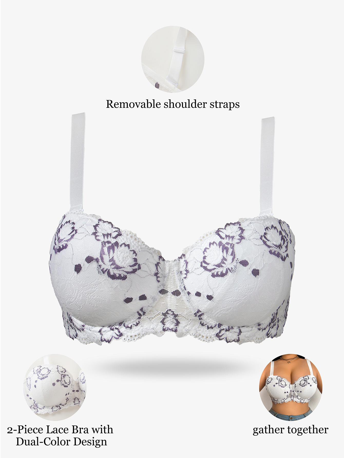 Plus Size Lace & Embroidery Wo - Embroidery Lace ulasan dan harga
