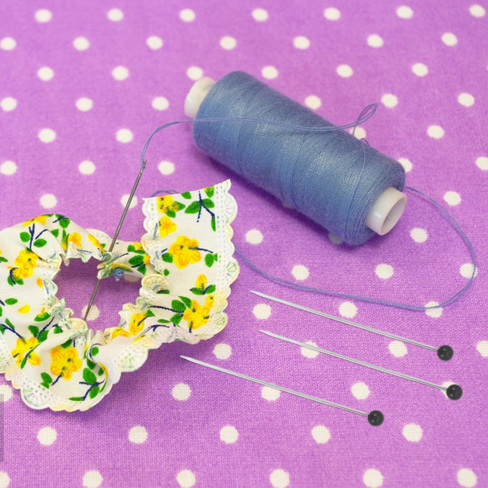 250 Pcs Large Eye Sewing Needl - Embroidery Glass Beads ulasan dan harga