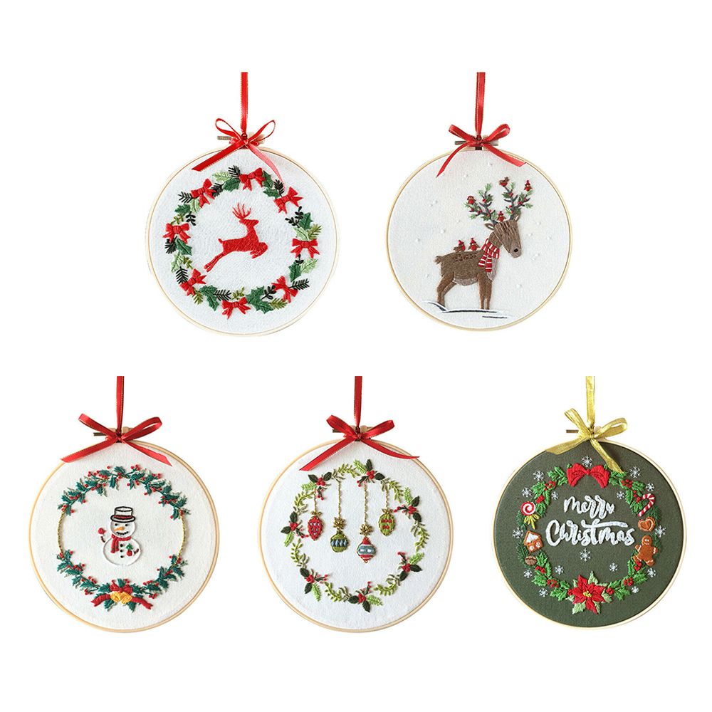 Arts Sewing Accessories Needle - Embroidery Xmas Kits ulasan dan harga