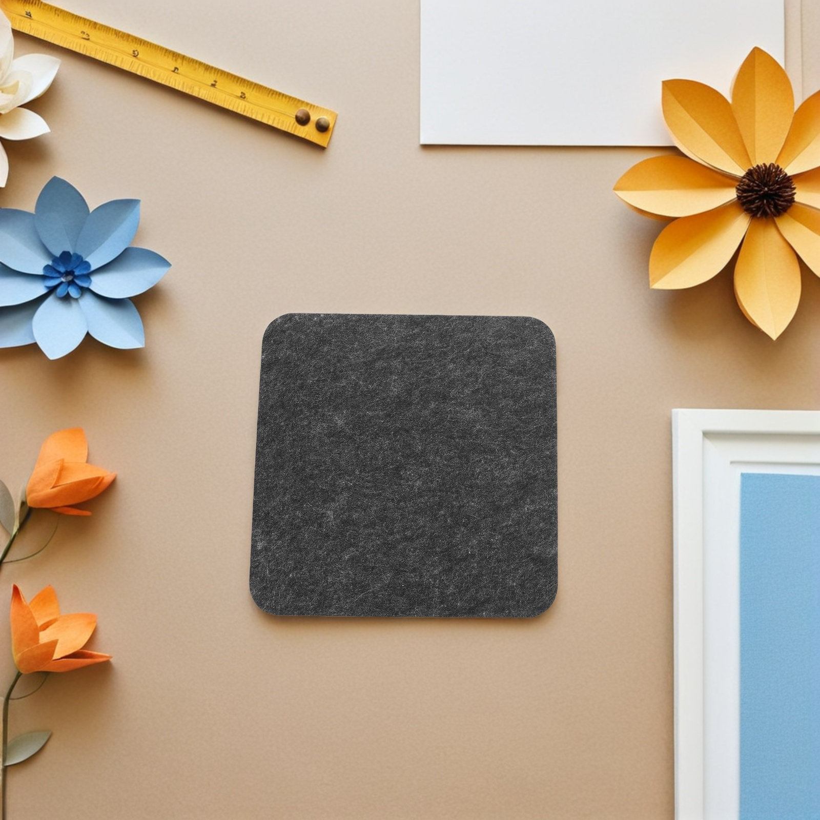 4Pcs Square Felt Sheets Needle - Felt Sheet Wool ulasan dan harga