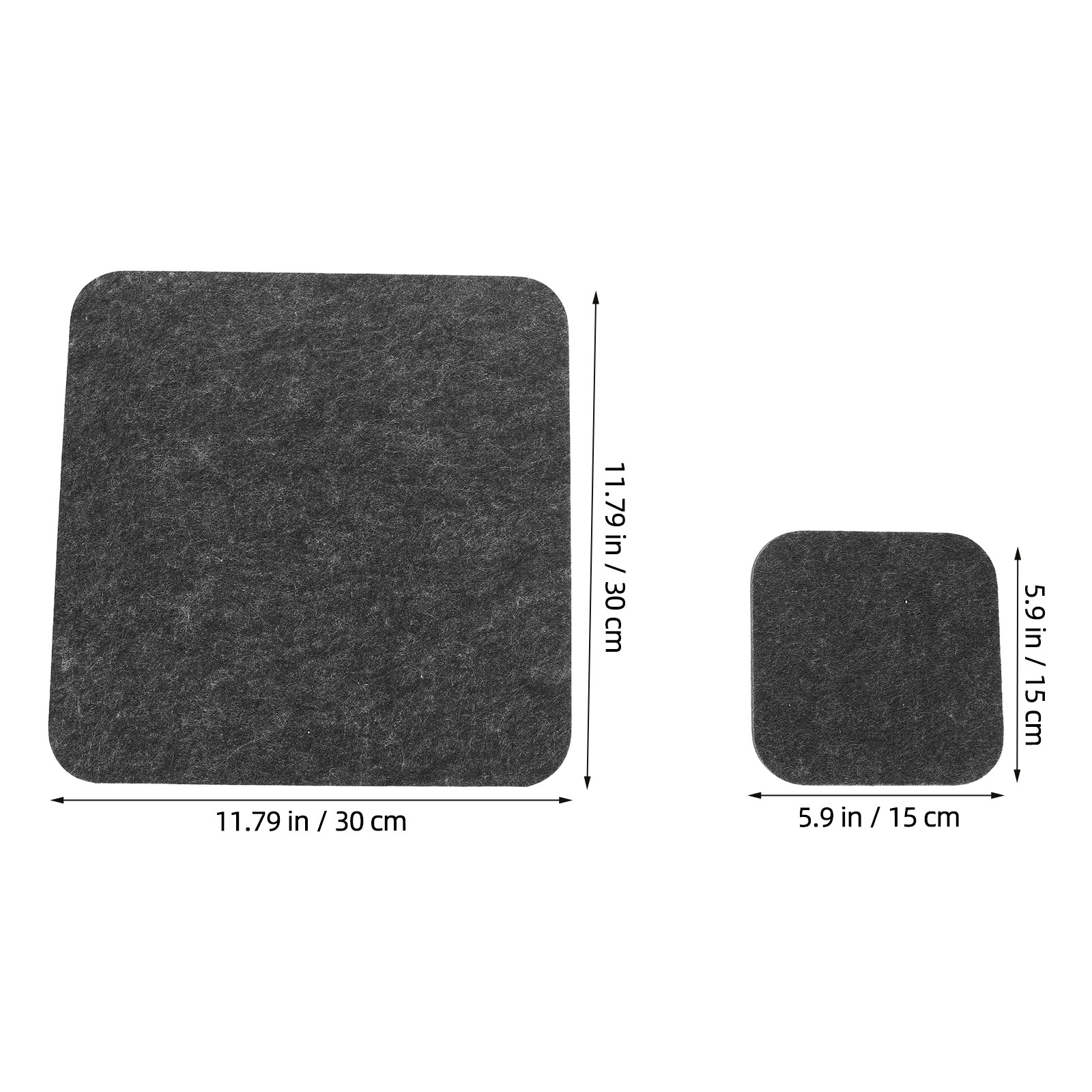 4Pcs Square Felt Sheets Needle - Felt Sheet Wool ulasan dan harga