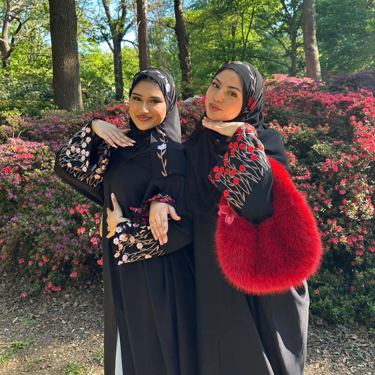 Open Abaya Dubai Embroidery Mu - Embroidery Kebaya ulasan dan harga