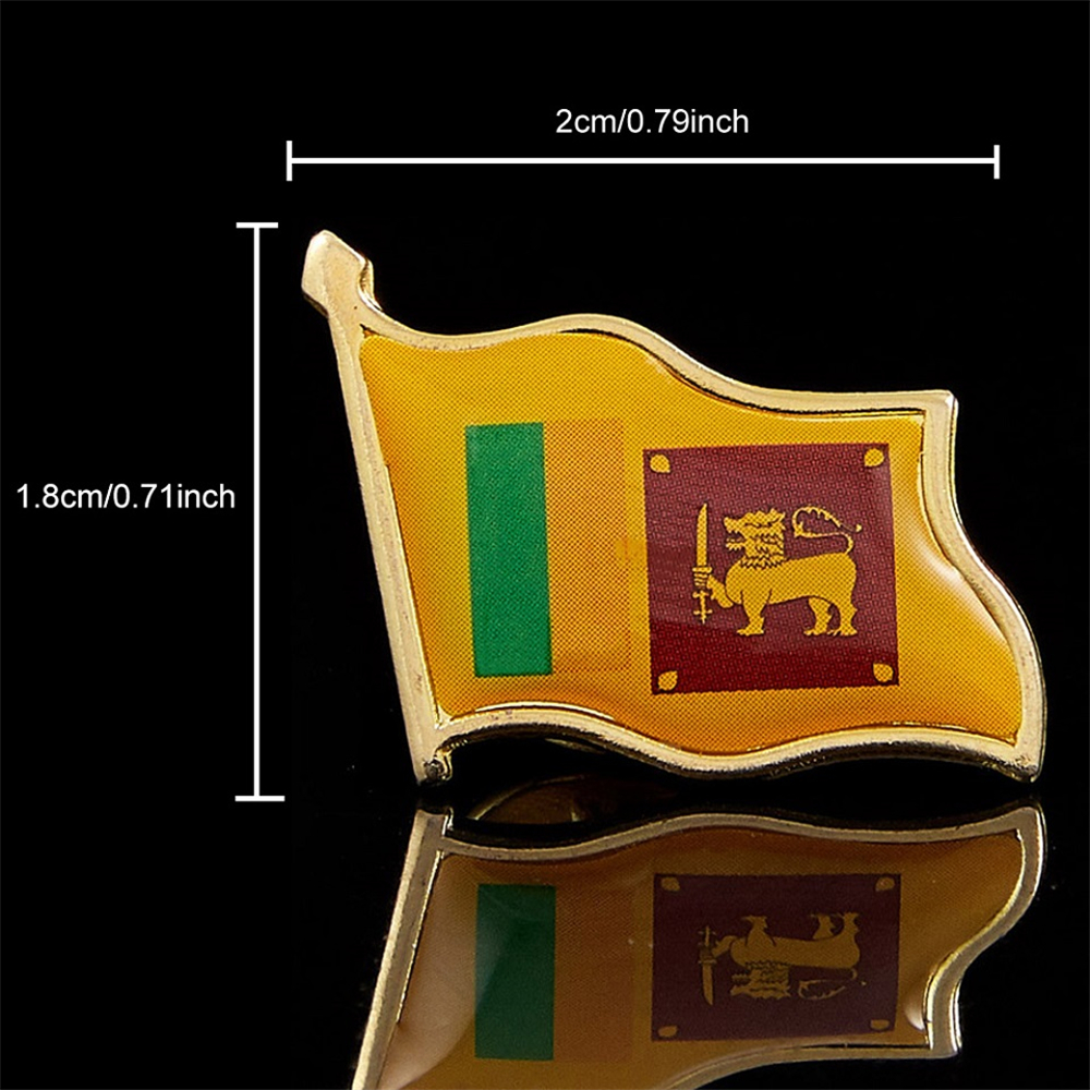 Sri Lanka Country Waving Natio - Embroidery World ulasan dan harga
