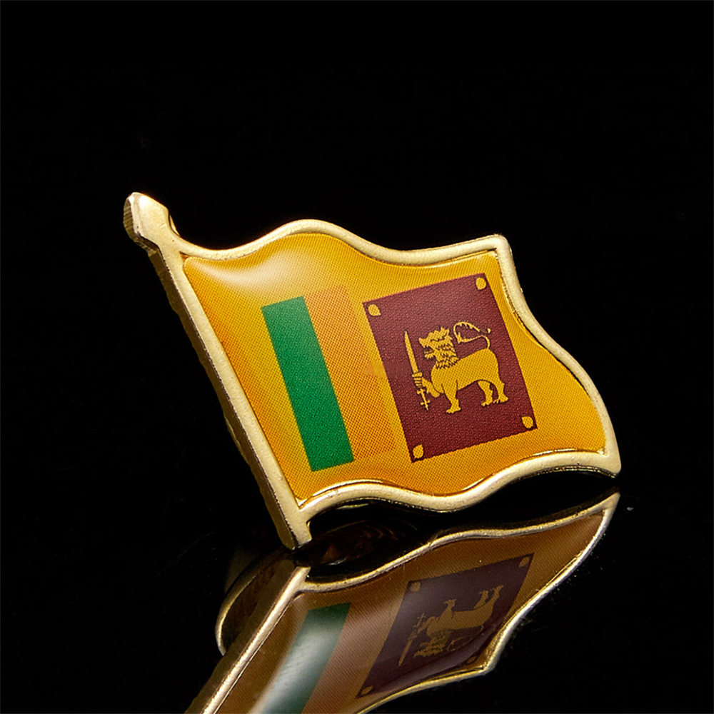 Sri Lanka Country Waving Natio - Embroidery World ulasan dan harga