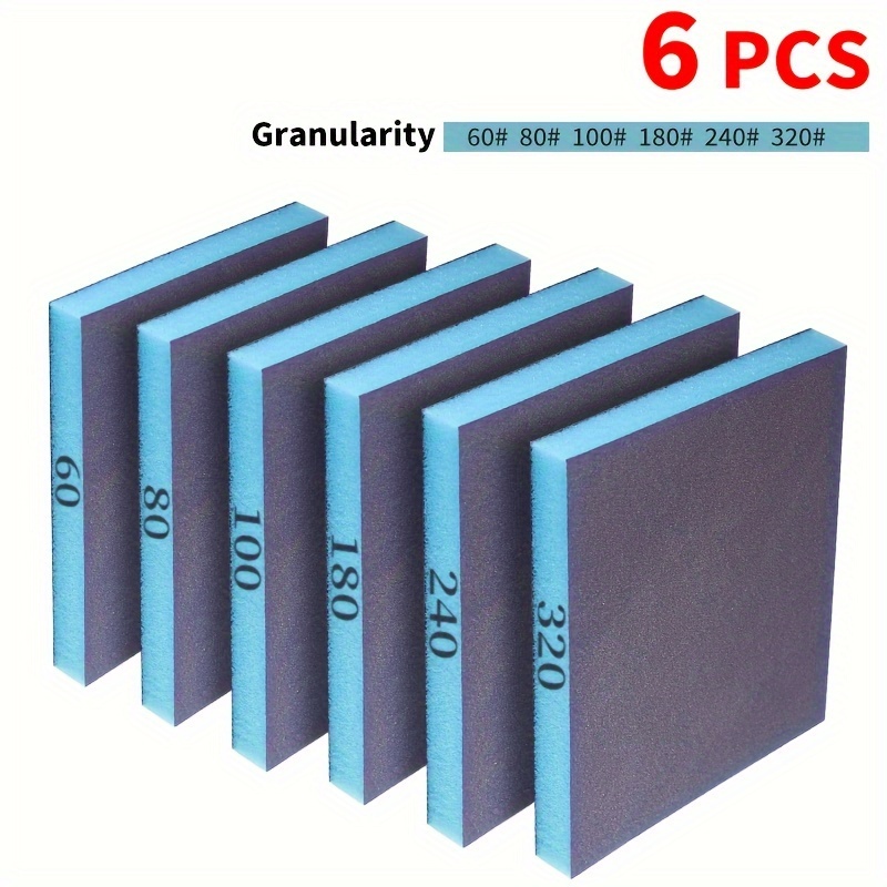 6 Sanding Sponges, Washable an - Embroidery Art Painting ulasan dan harga