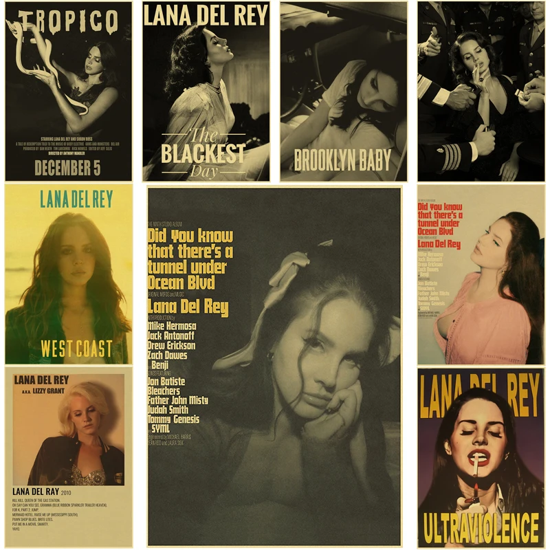 Lizzy Grant Lana Del Rey Poste - Embroidery Art Painting ulasan dan harga