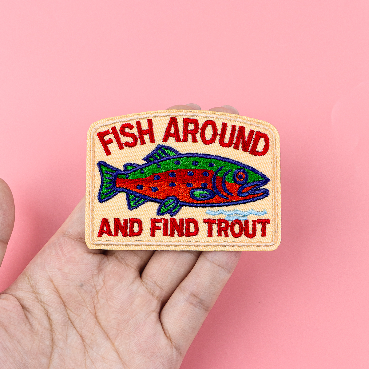 Colorful Fish Patch Clothing B - Embroidery Fish ulasan dan harga