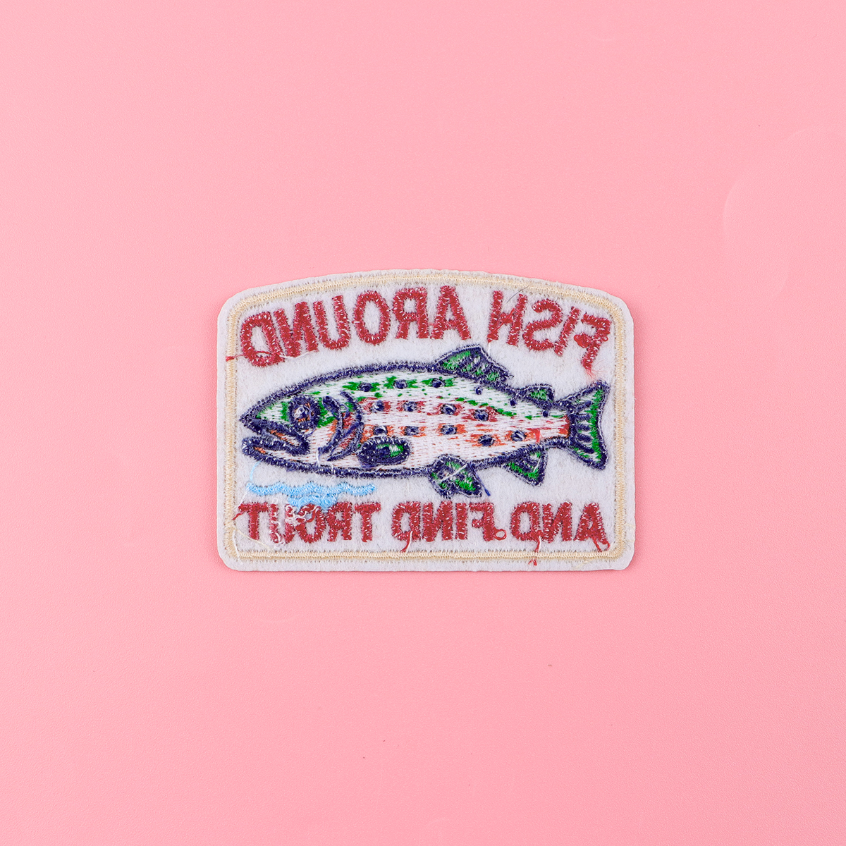 Colorful Fish Patch Clothing B - Embroidery Fish ulasan dan harga