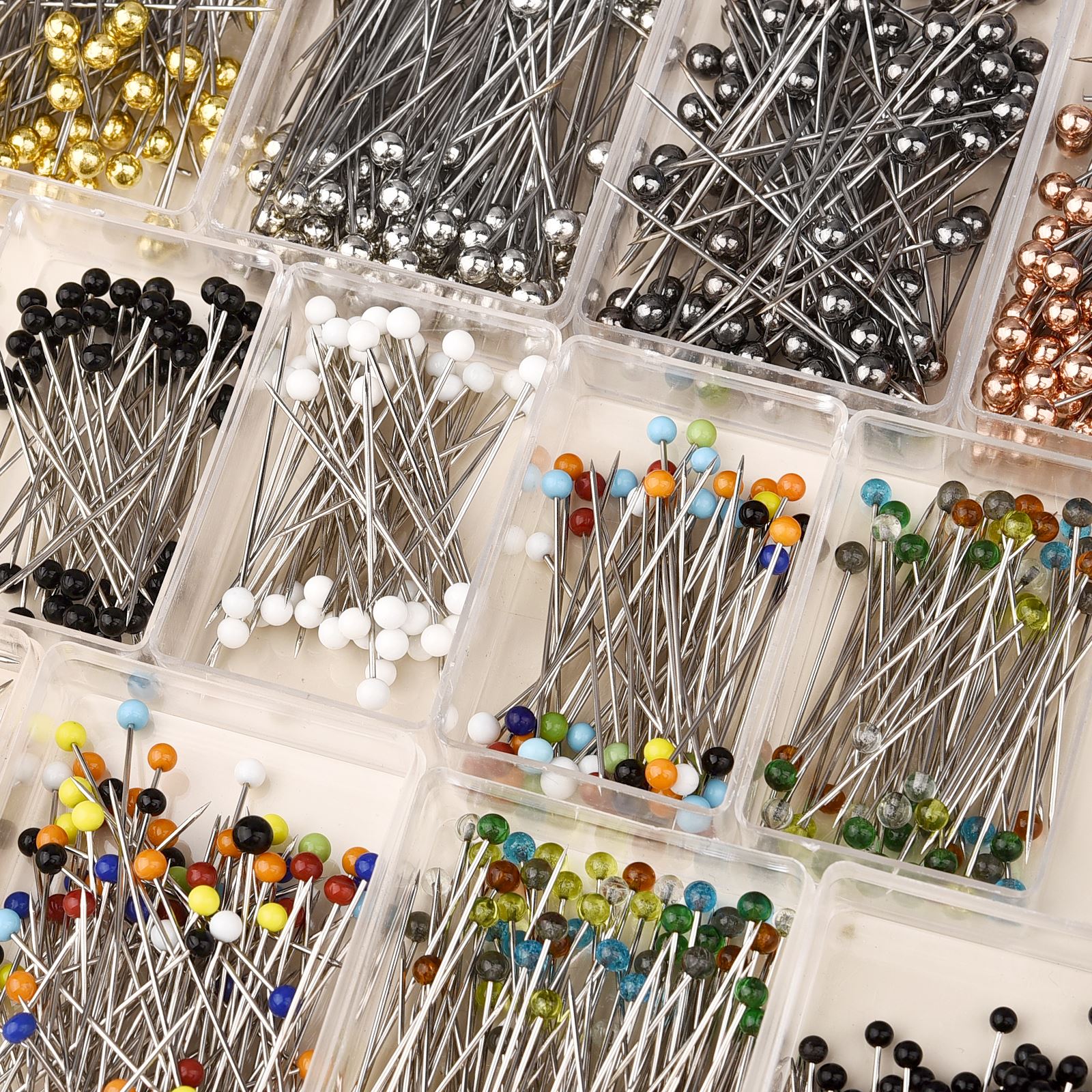 50/100Pcs Fashion Sewing Needl - Embroidery Glass Beads ulasan dan harga