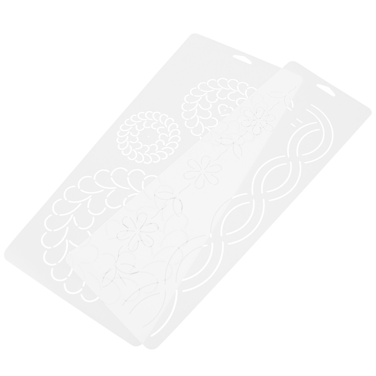 2Pcs Quilting Templates Set Tr - Embroidery Quilting ulasan dan harga