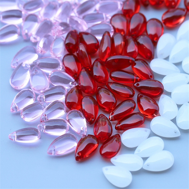 Mix Colors Water Drop Czech La - Embroidery Glass Beads ulasan dan harga