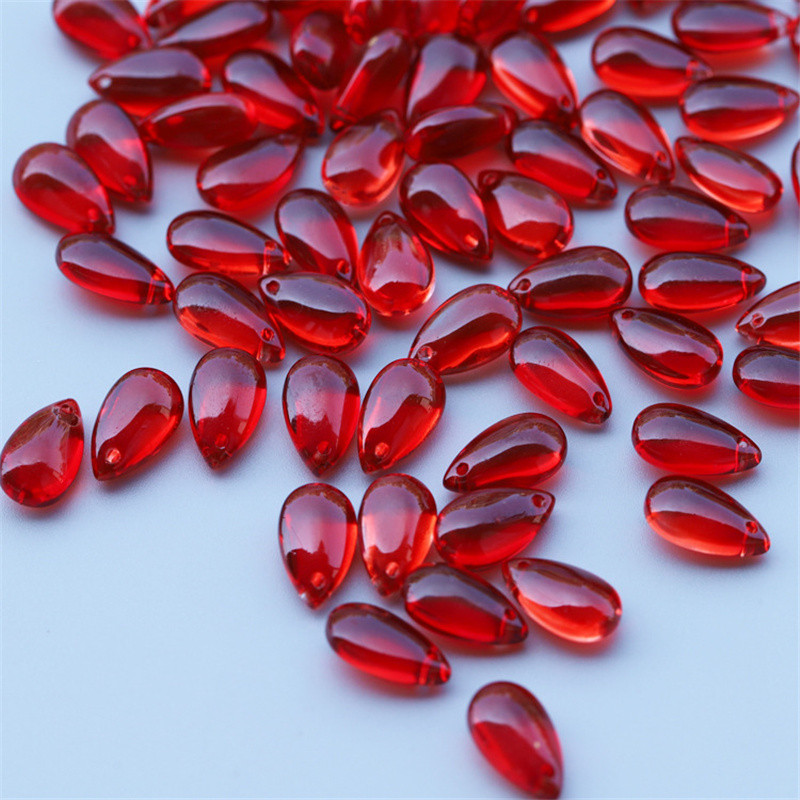 Mix Colors Water Drop Czech La - Embroidery Glass Beads ulasan dan harga